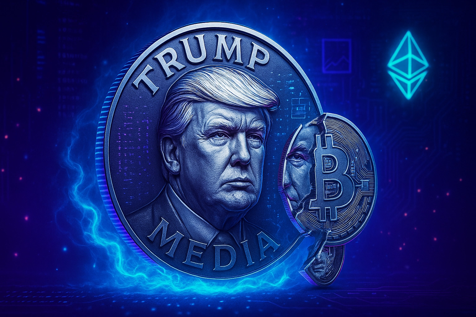 Trump Media’s Bitcoin-Ethereum ETF Push Advances with NYSE Rule Filing