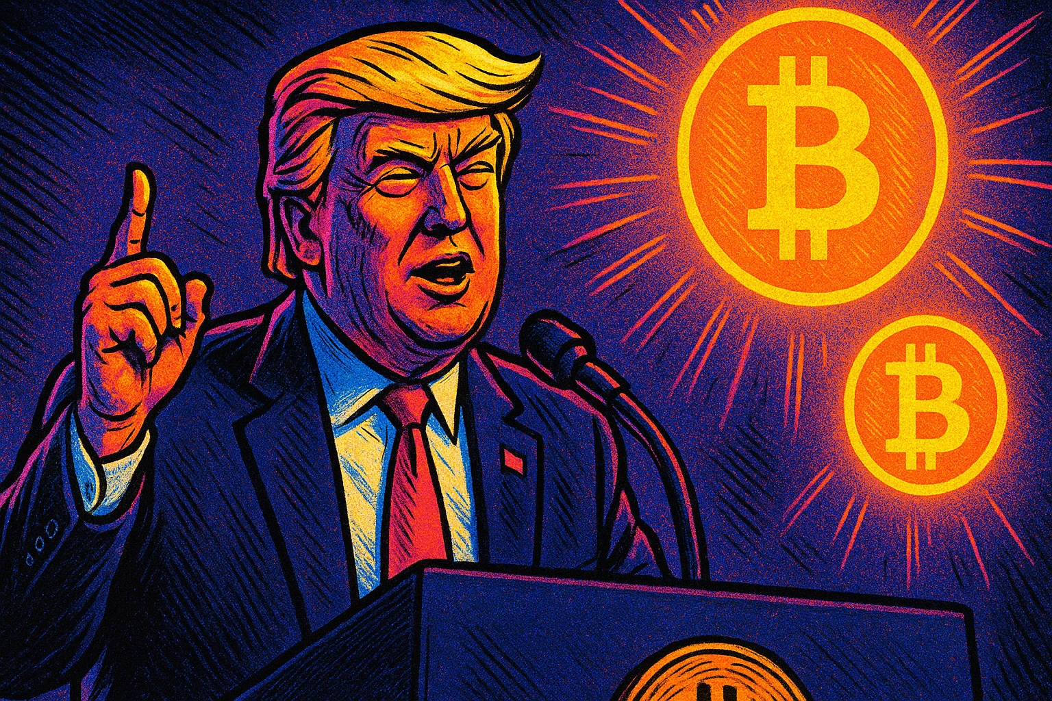 Trump Praises Bitcoin for Easing Dollar Pressure