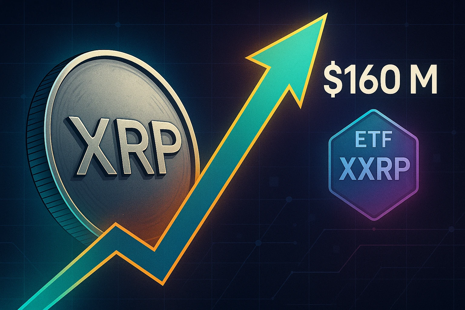 XRP Price Eyes 50% Surge as XXRP ETF Nears $160M Mark
