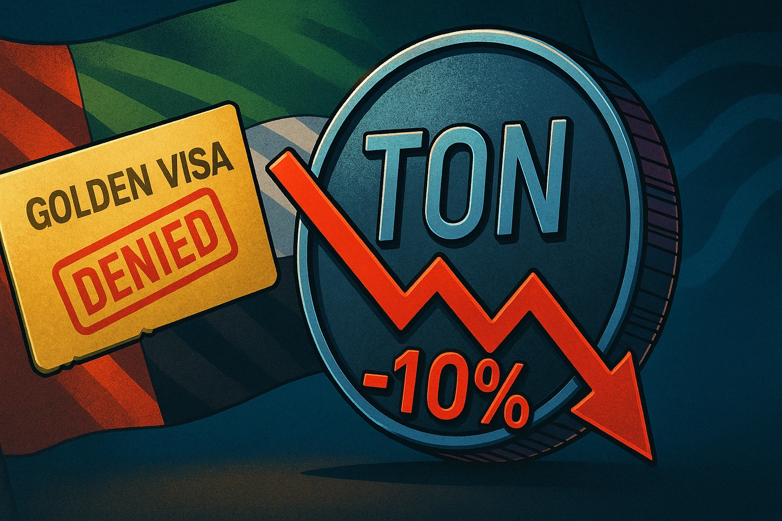 Toncoin Price Drops 10% After UAE Rejects Golden Visa