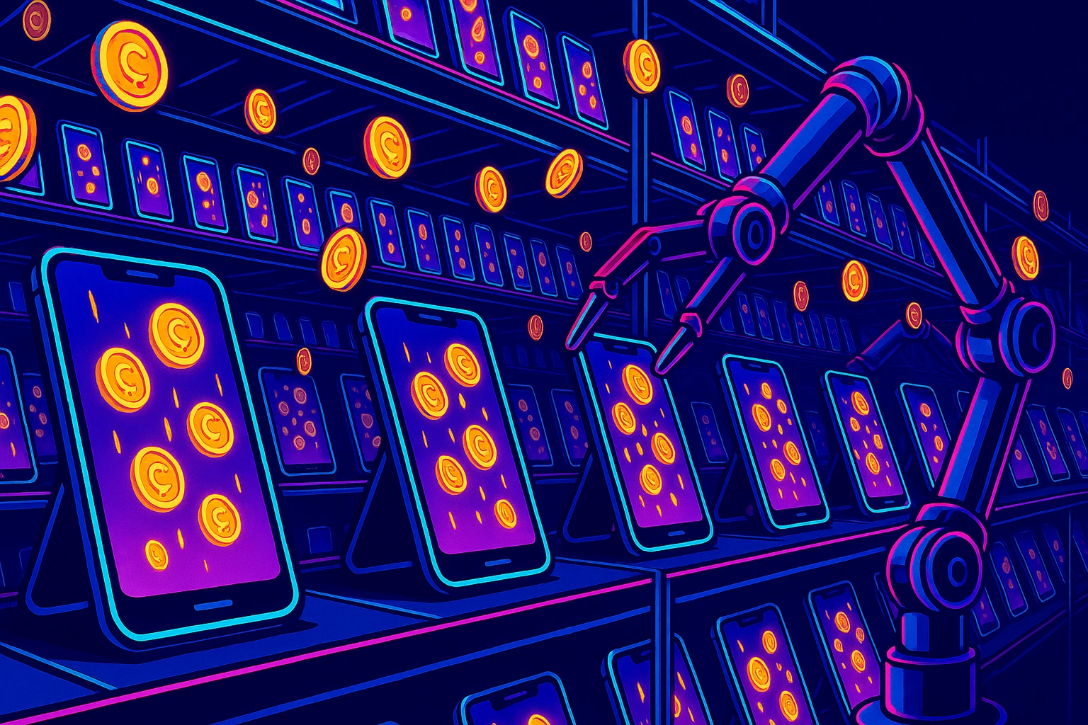 30K Phone Crypto Airdrop Bot Farm Exposed Vietnam