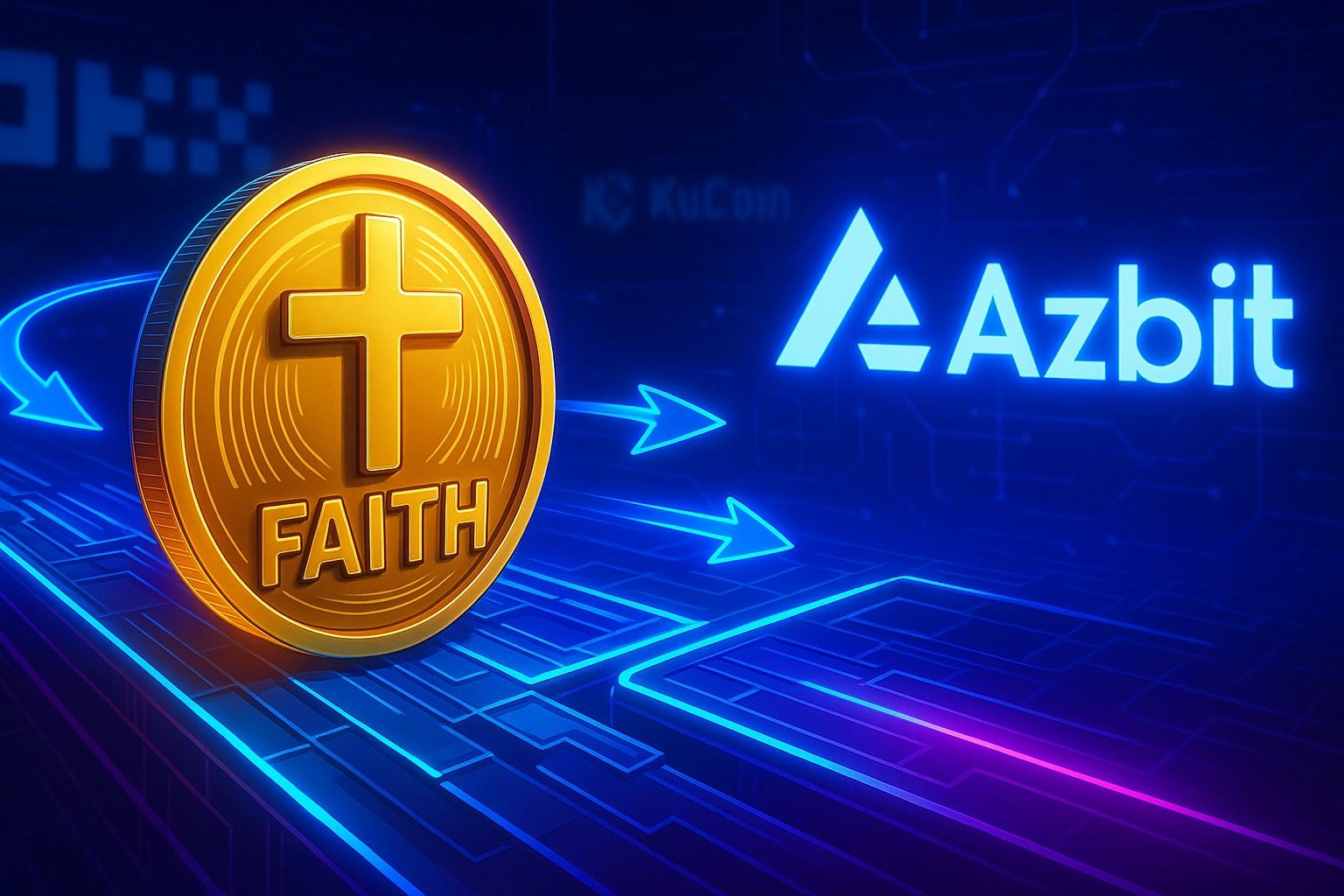 Faith Token Lists on Azbit Exchange with AI Trading