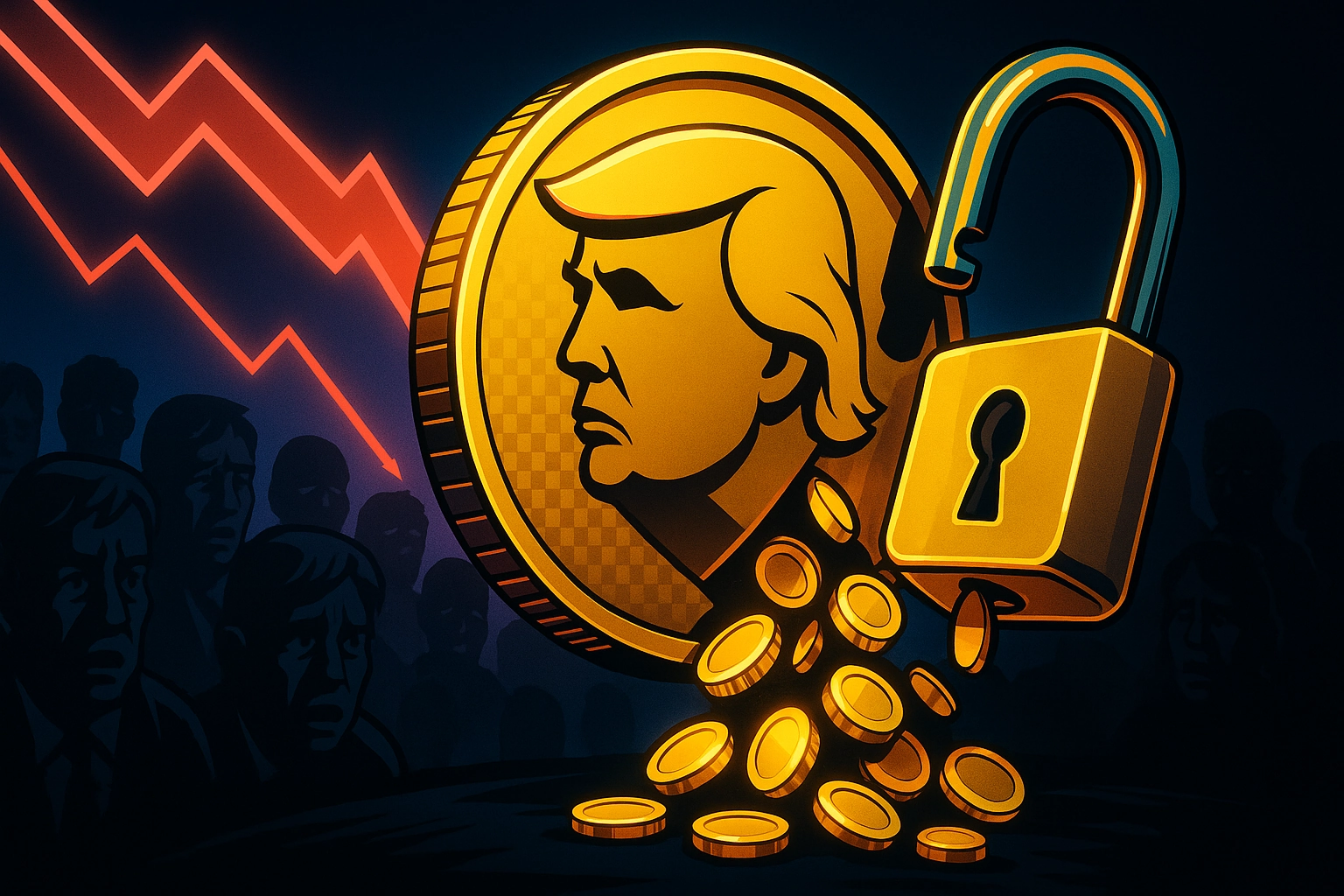 TRUMP Token Unlock: $959M Supply Release Sparks Sell-Off