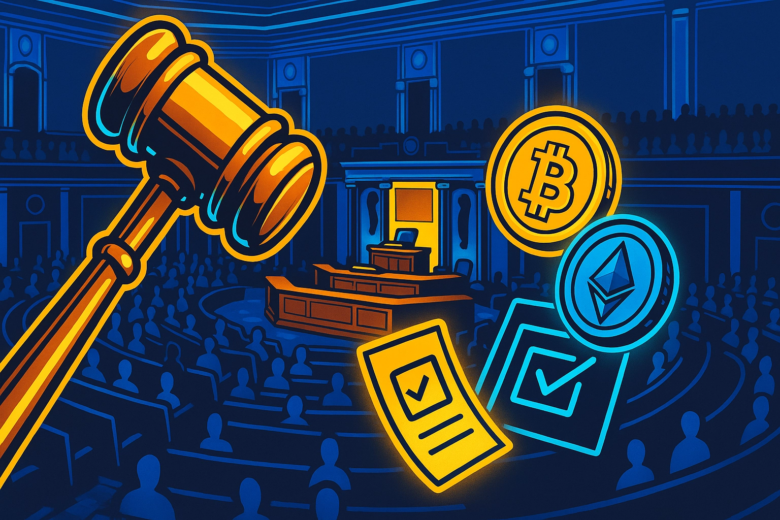 US Crypto Bills Advance After House Vote Reconsideration