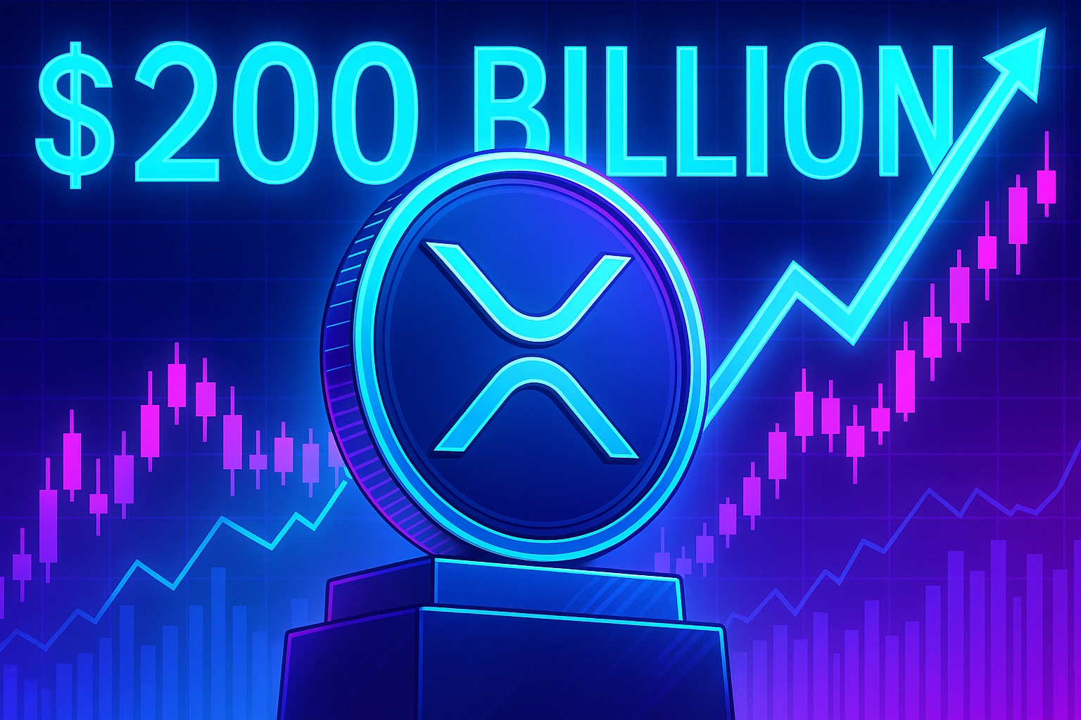 XRP Nears $200B Market Cap as Price Targets New Record High