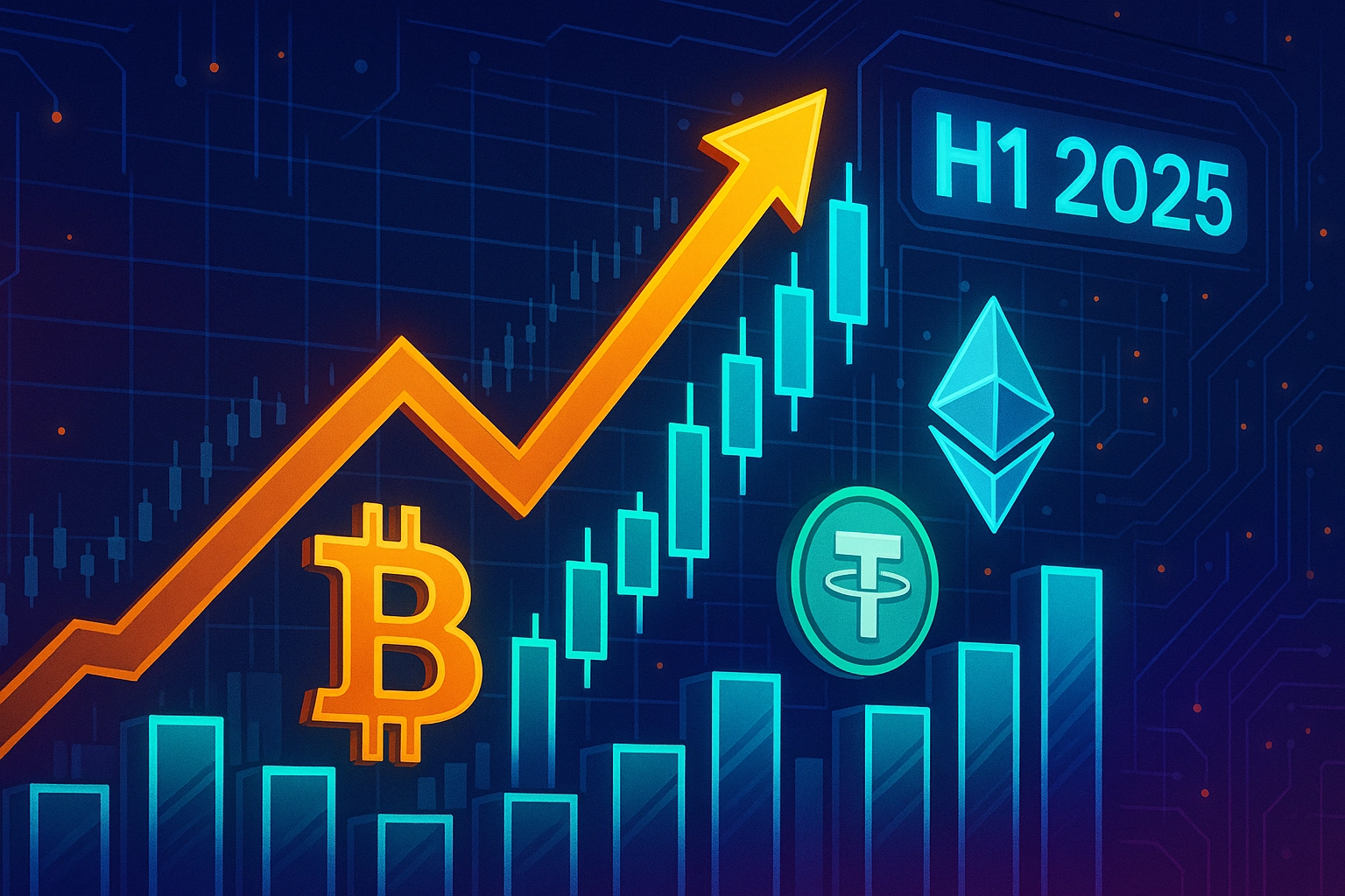 Crypto Market Growth H1 2025: 1.99% Rise Analysis