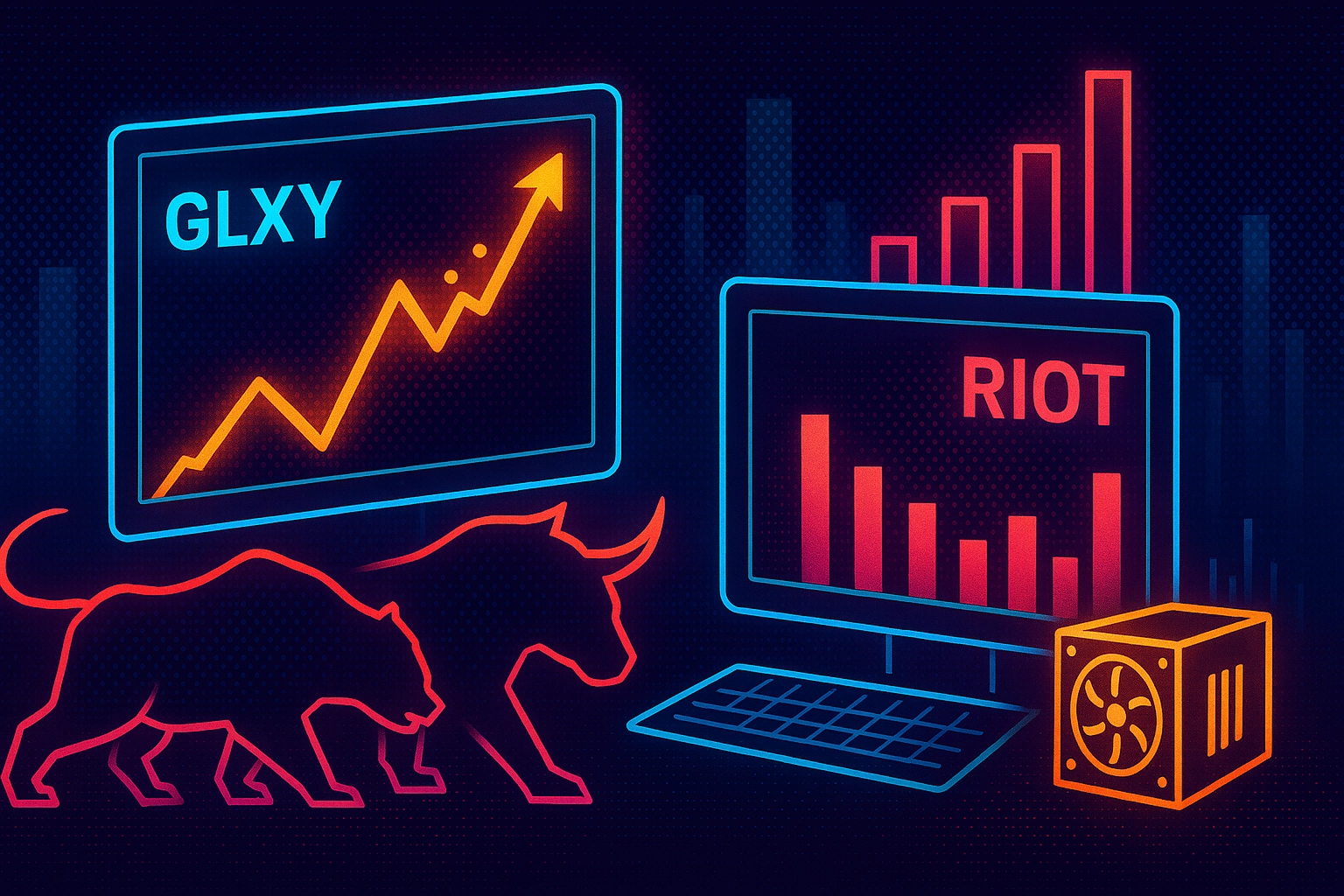 Top 3 US Crypto Stocks to Watch August 2025: GLXY RIOT CIFR