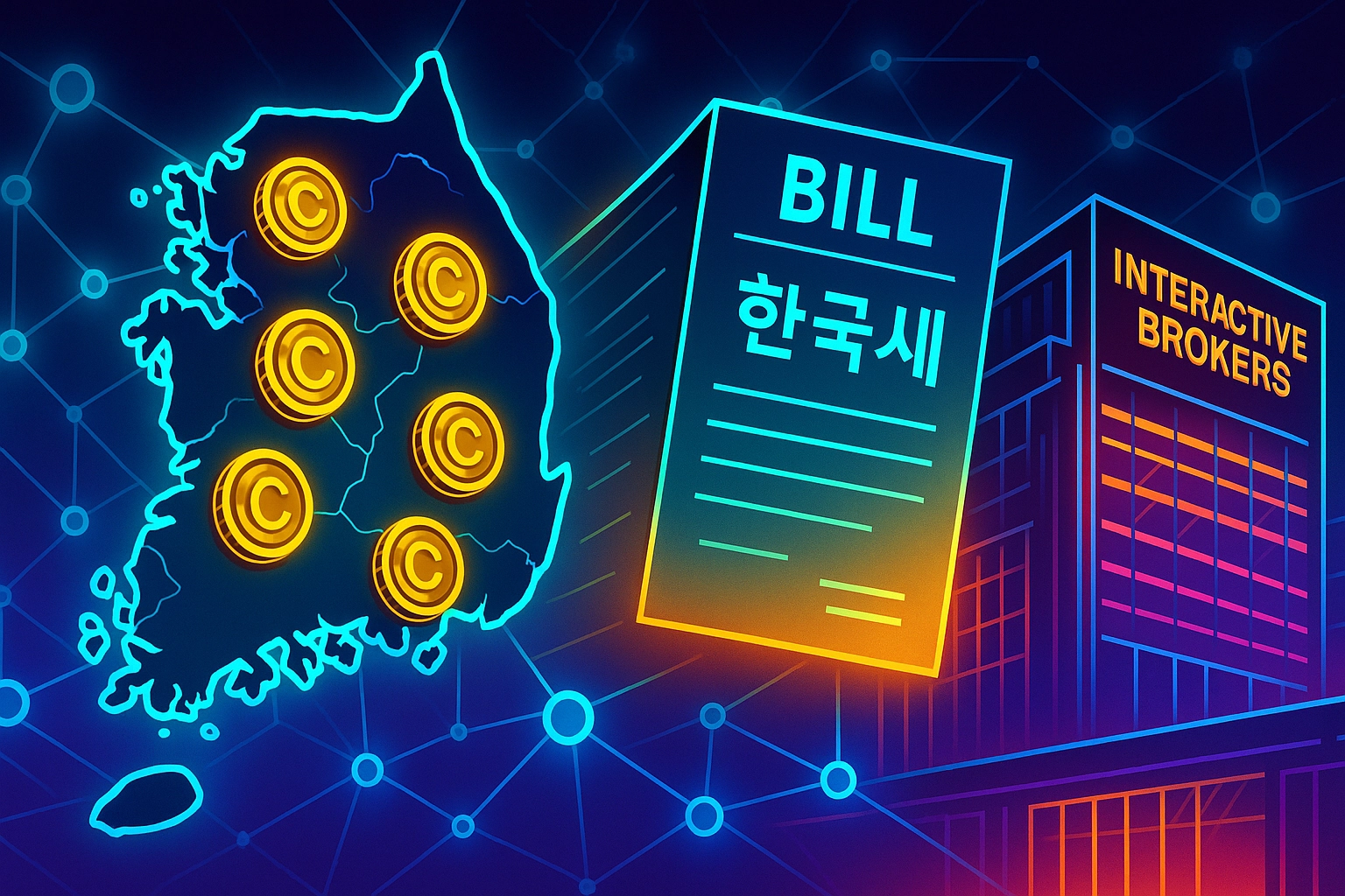 Korea Stablecoin Bills & Interactive Brokers Crypto Plans