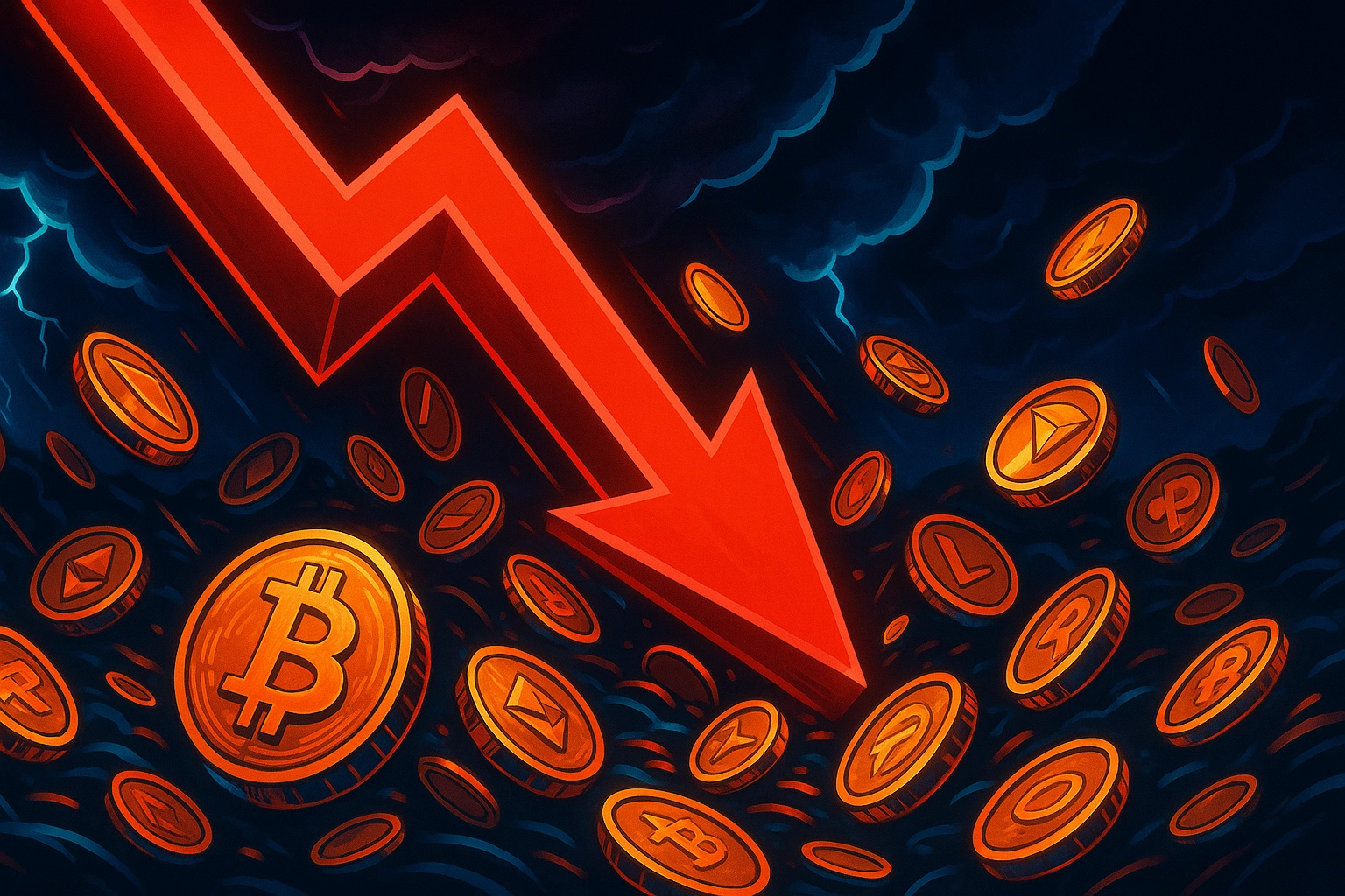 Why Crypto Market Down Today: Bitcoin Falls, ENS Surges