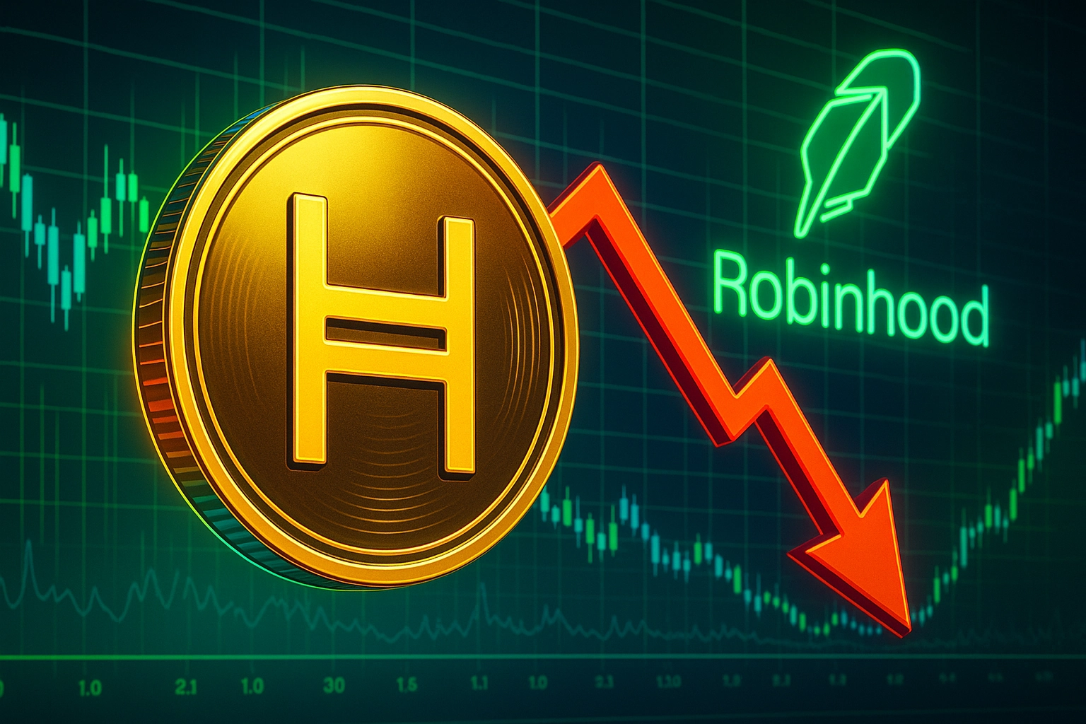 HBAR Price Falls 6% After Robinhood Surge: Key Levels