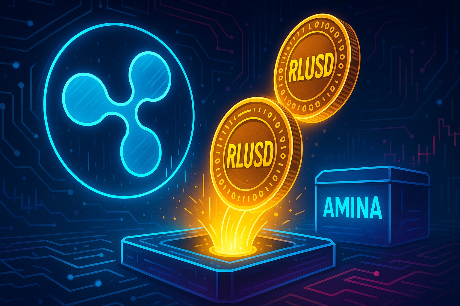 Ripple Mints 16M RLUSD as AMINA Bank Adds Support