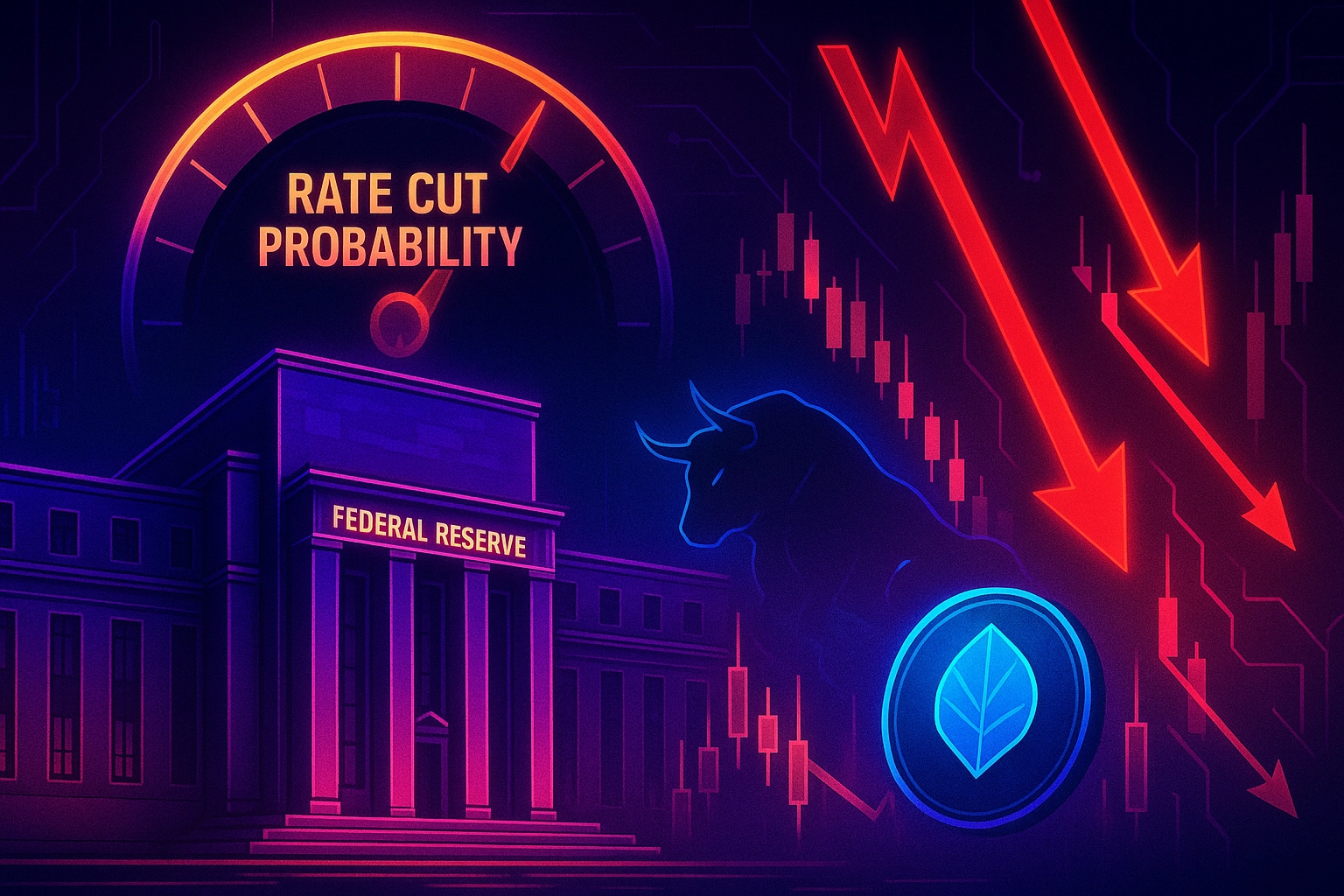 Fed Rate Cut Odds Drop to 40%, Crypto Bull Run May Slow