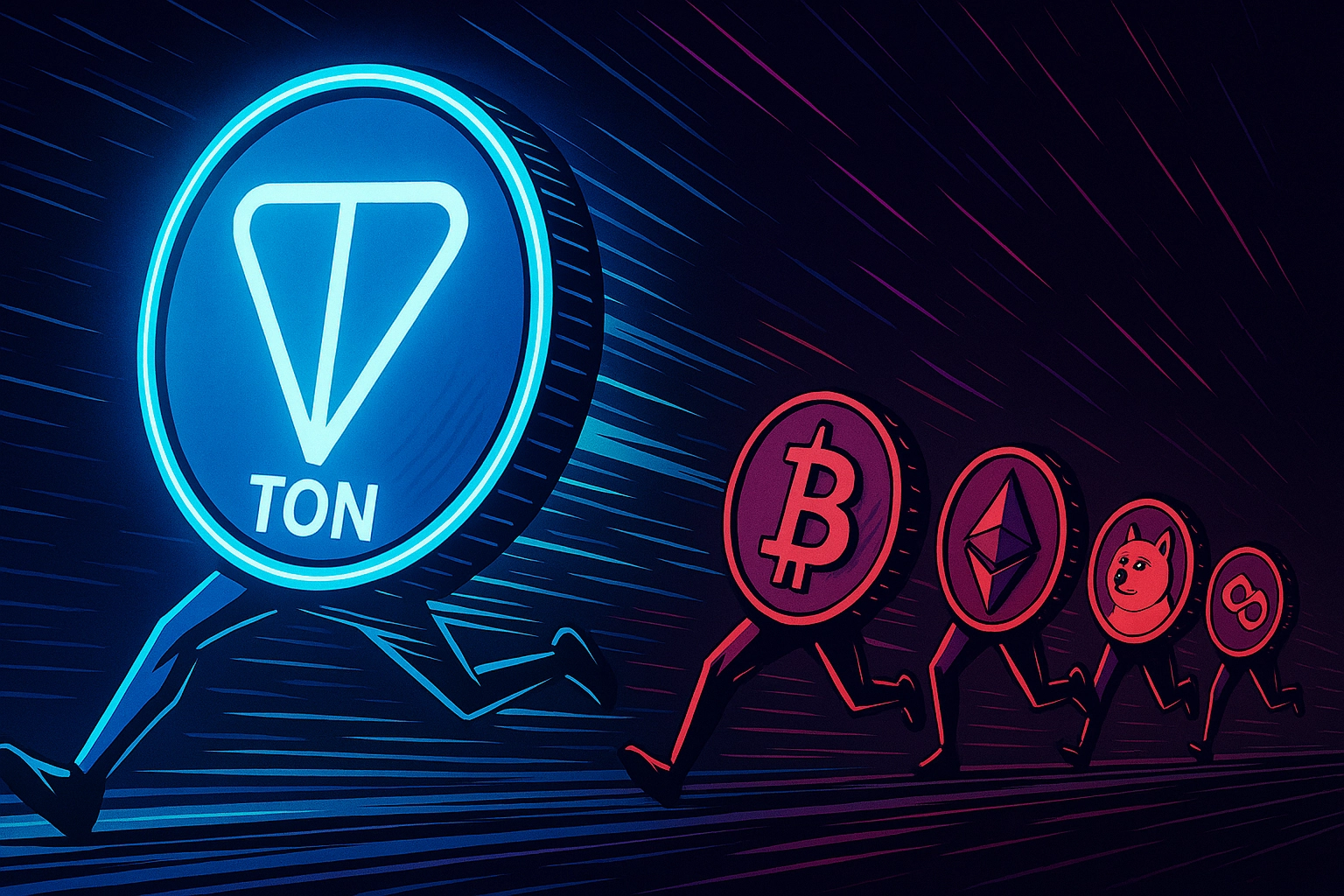 TON Price Surge: Outperforming Major Cryptocurrencies