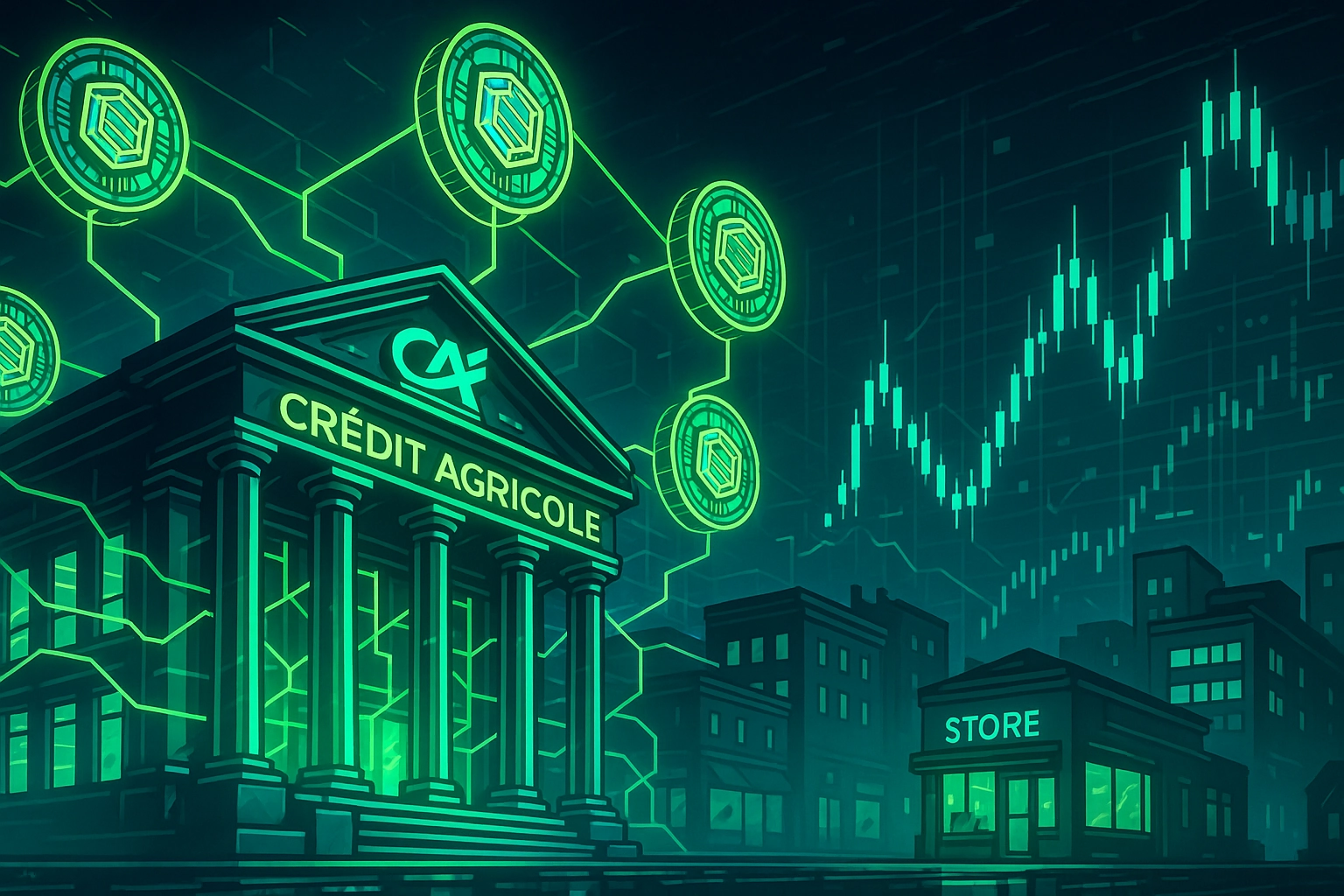 Credit Agricole Backs Tokenized Stock Exchange for SMEs