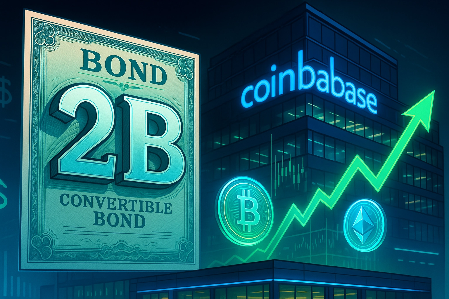 Coinbase Raises $2B With Convertible Bonds After Revenue Drop