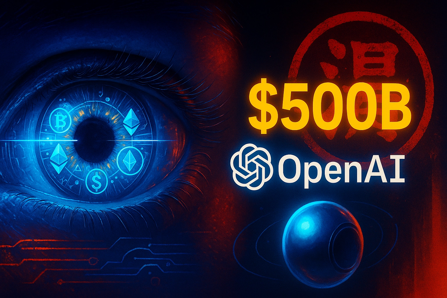 OpenAI $500B Valuation as China Warns on Crypto Biometrics