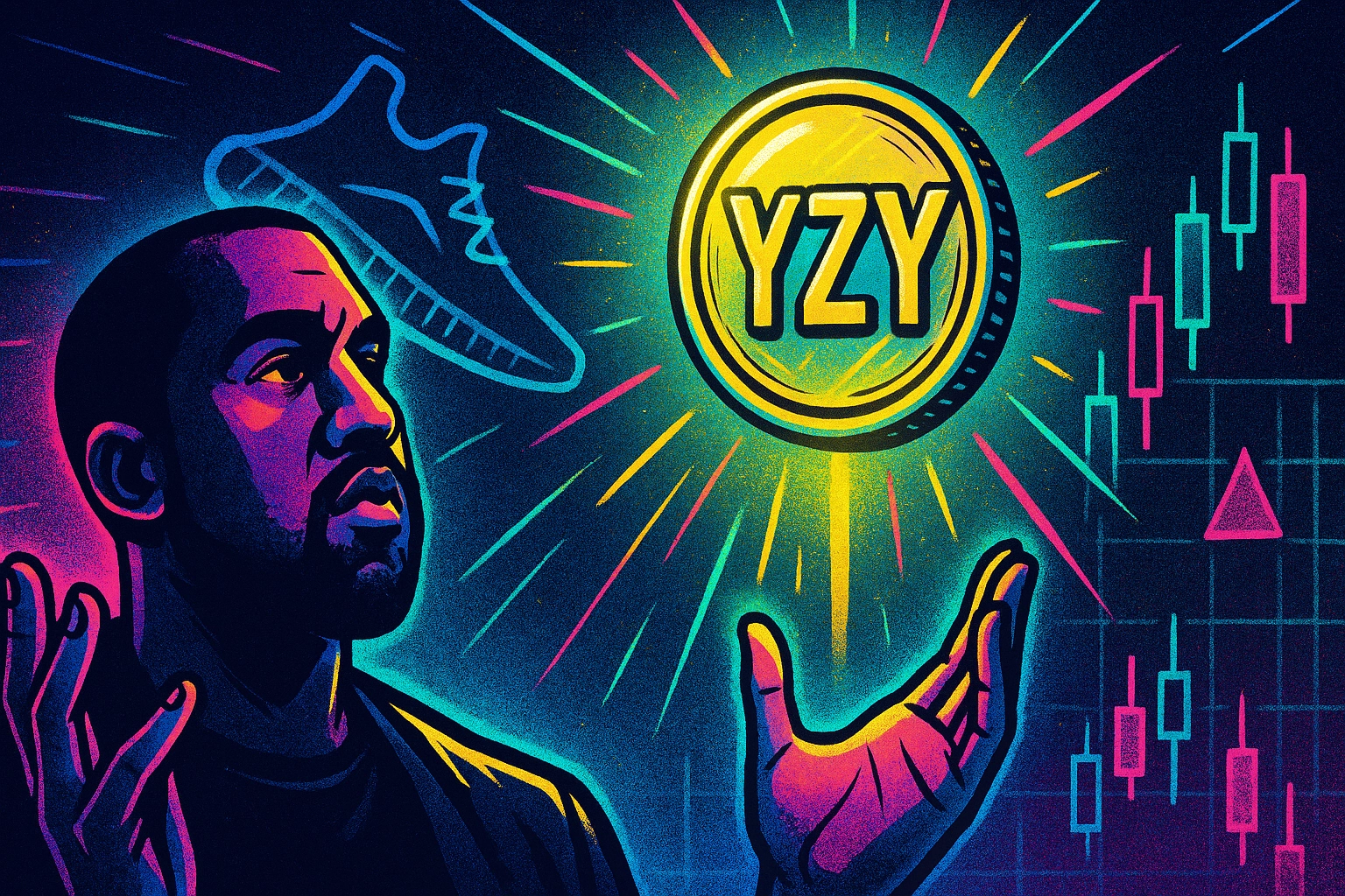Kanye West YZY Token Hits $3B Then Drops Amid Insider Sales