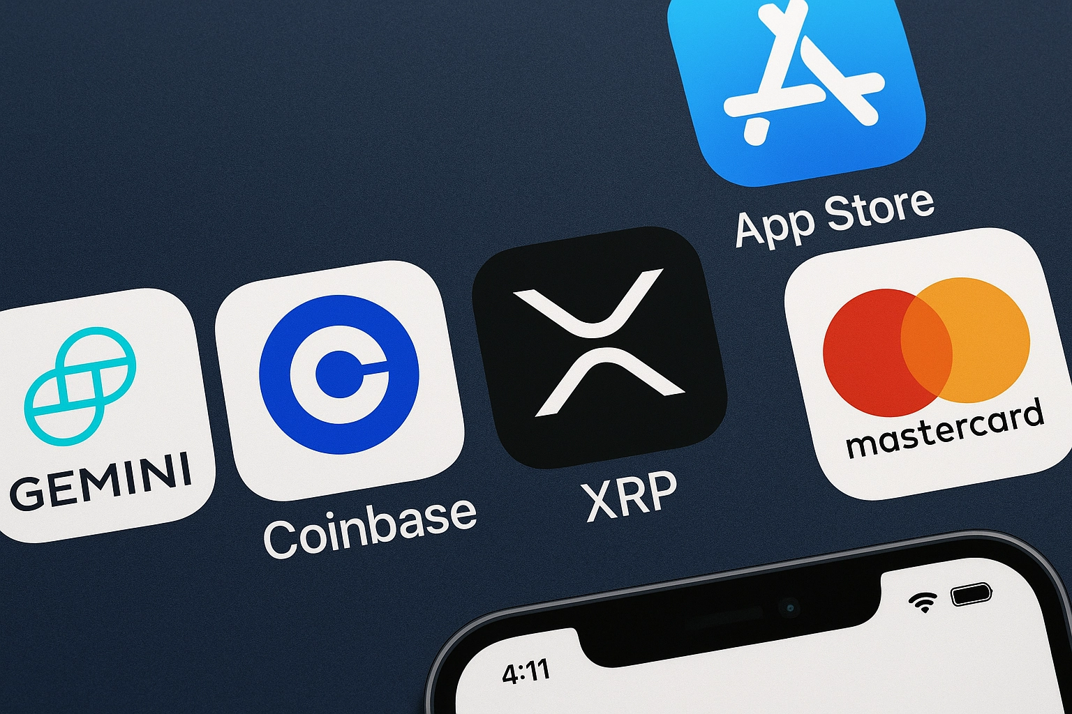 Gemini Overtakes Coinbase in App Store After XRP Card